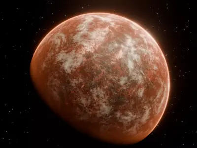 Procedural Alien Planet - Layered Sci-Fi World Design 3D model