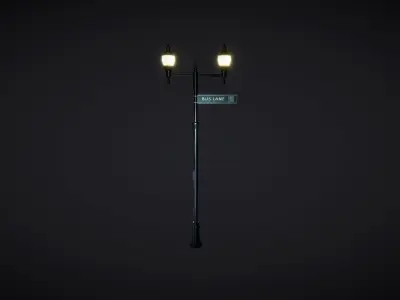 Lamp Post 07 3D model