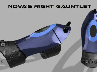 Nova arms armor part from Starcraft HOTS 3D print model