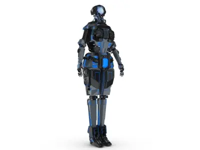 Sci-Fi Female Character 1 3D model