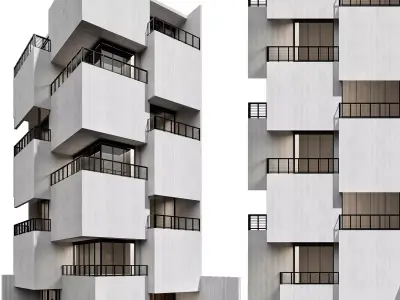 RESIDENTIAL BUILDING NO52 A 3D model