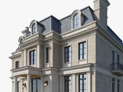 Classic house 3 3D model