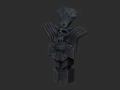 totem scary 3D model