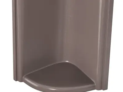 Mocha table for chaise longue 3D model