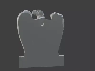 German wall eagle ww2  3D model