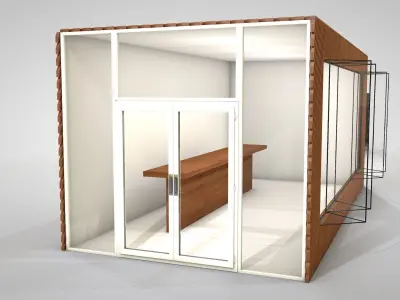 Pop-Up Store 3D model