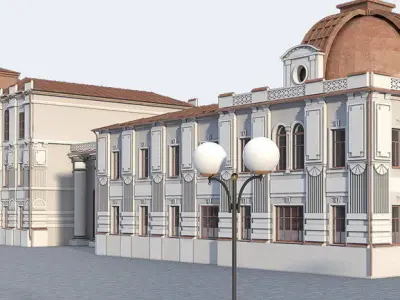 Old central building  3D model