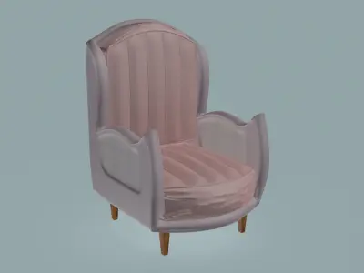 Le Mans Armchair 3D model