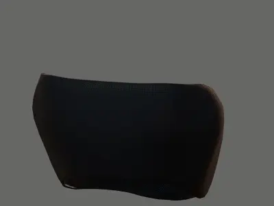 Gas mask helmet 3d model scifi Low-poly  Low-poly 3D model