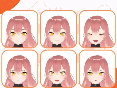 VRM CASUAL URBAN STYLE SCIFI FUTURISTIC OUTFIT SEXY GIRL 3D model