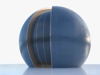 Future Sphere building 3D model