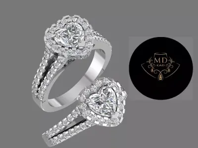  Wedding Ring 3D print model buy