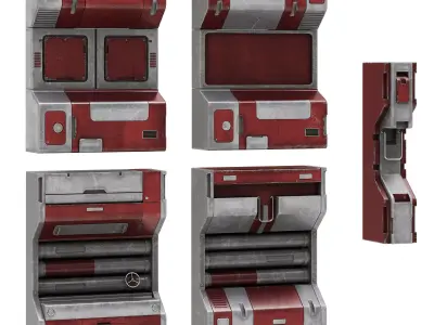Sci-Fi elements 1 3D model