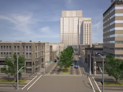 City District 01 3D model