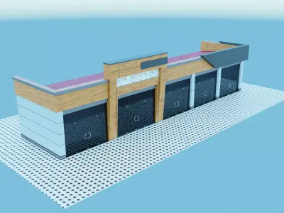 magazine  shop  store 3D model