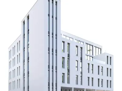 Building 03 Low-poly 3D model buy