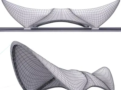 Espace Duo tent 3D model