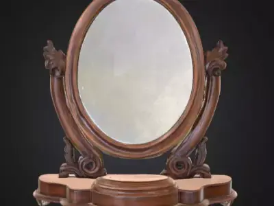 Vintage Wooden Furniture Collection 3D Model Pack