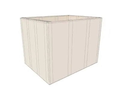 Hong Kong Street Styrofoam Box 3D model