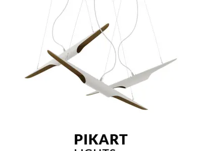 Chandelier 3P-full SKU 5504 Free 3D model