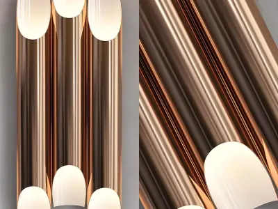 Galliano One by DELIGHTFULL pink gold 3D model