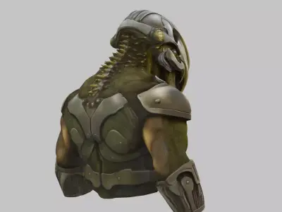 Warlord Sentinel Low-poly 3D model