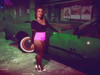 cyberpunk - Cyber City Low-poly 3D model