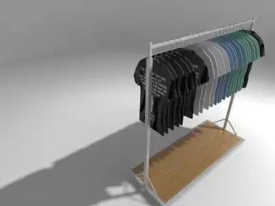 Straight Rail 3D model