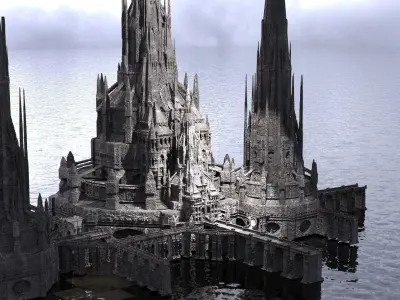 Maleficent Castle 3D 3D model