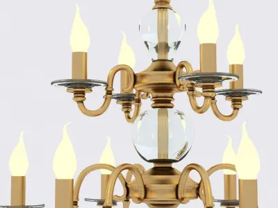 Lustrarte etrusca chandelier 3D model