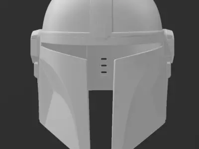 The Mandalorian Helmet 3D print model