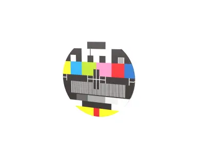 No Signal Symbol v1 001 Low-poly 3D model