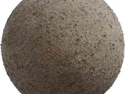 Compact Beige Gravelly Dirt  Texture