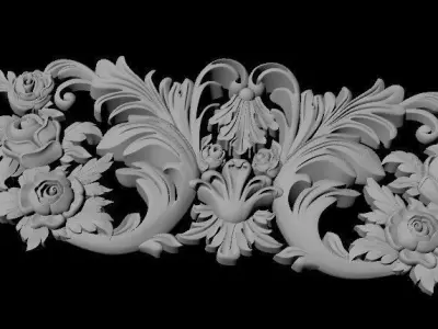 dekor ornament 3D model 186