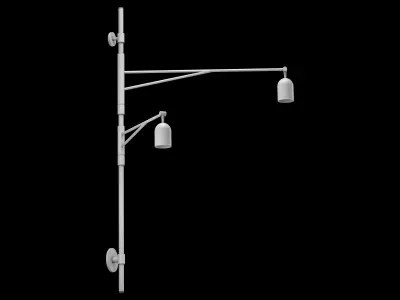 Wall light 3D model 8