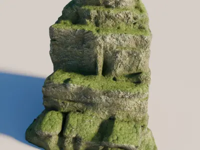 Rock 1 Low-poly 3D model