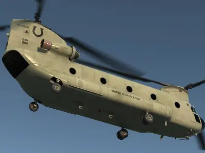  US Army Transport Helicopter CH-47 Chinook 