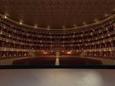  opera theater realistic 