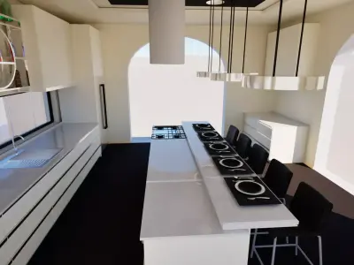 Modern Kitchen  3D model get