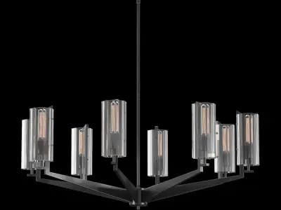 Round Chandelier Vendome d122 cm 3D model