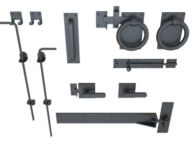 Gate Hardware Kit 3D model