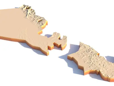 RAS AL Khaimah UAE 3D model