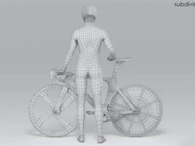  Track Cyclist Animated HQ Editorial License 