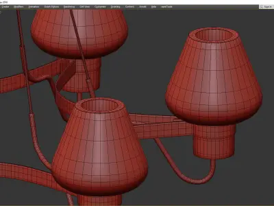 QUEEN CHANDELIER 2 3D model