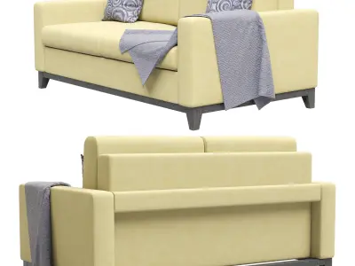 Woodcraft Griton Mini Sofa 3D model