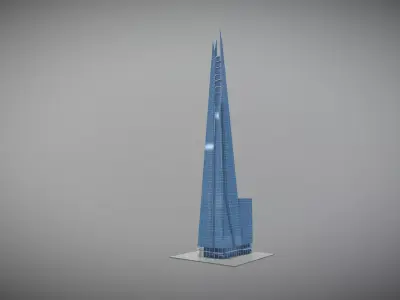 The Shard Low-poly 3D model