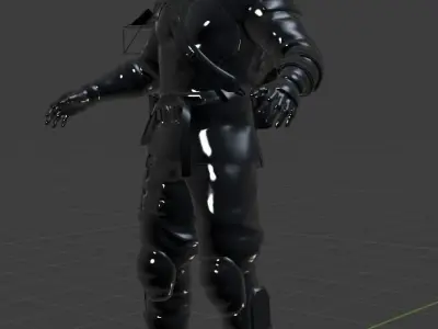 High Quality Shaolin Soldier 3D model