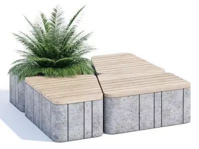 Uniun seating 3D model