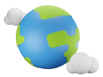 Ecology Earth Day Icon Pack 3D Model Low-poly 3D model