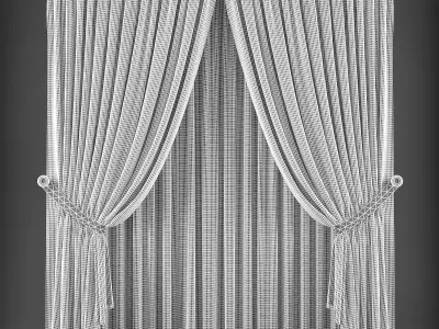 Curtain 3D model 366 Low-poly 3D model